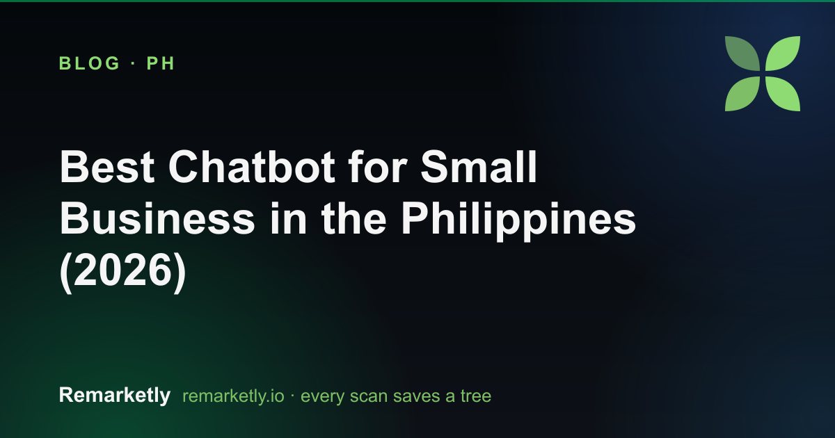 Best Chatbot for Small Business in the Philippines (2026)