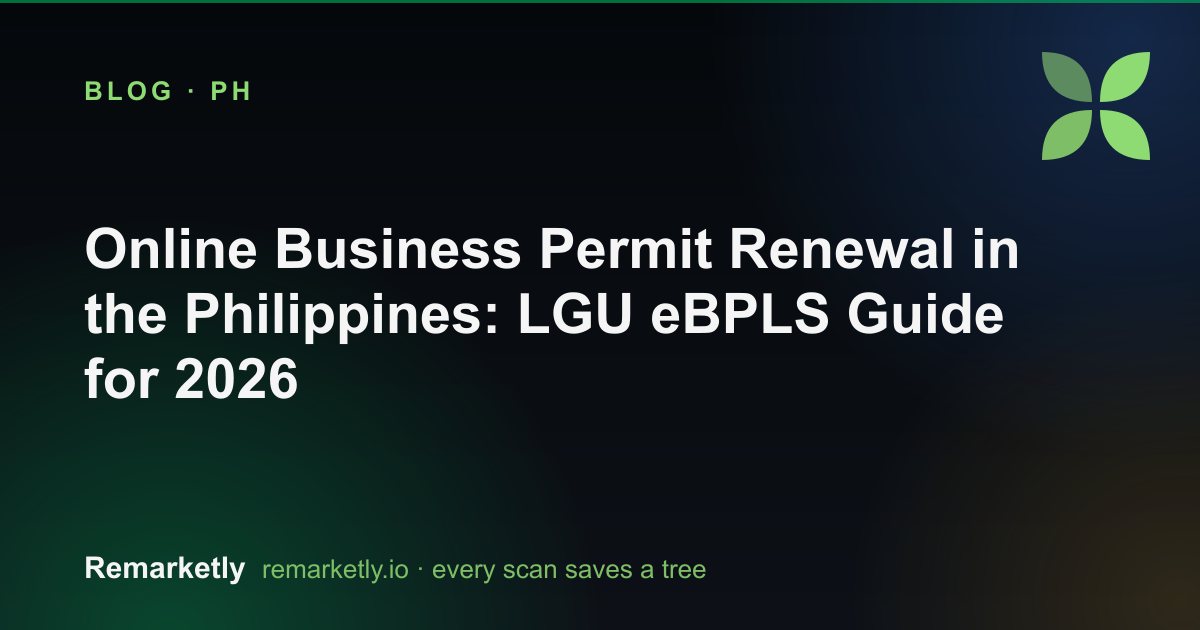 Online Business Permit Renewal in the Philippines: LGU eBPLS Guide for 2026